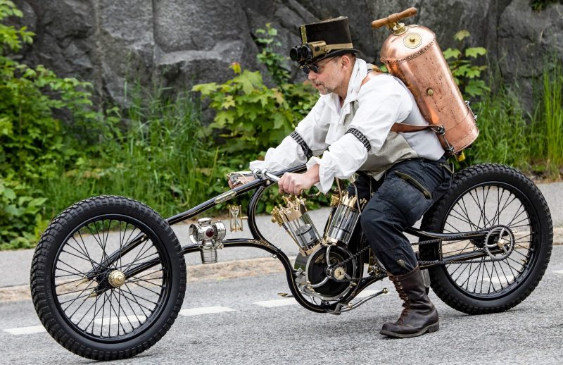 Aerium Steampunk Motorcycle By Peter Forsberg