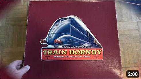 French Hornby Boxed Tinplate Trainset