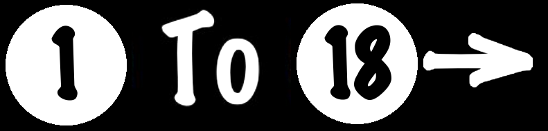 To Cash Bingo Numbers 1 To 18