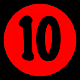Red Number 10