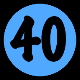 Blue Number 40