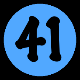 Blue Number 41
