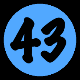 Blue Number 43