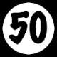White Number 50