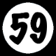 White Number 59