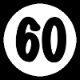 White Number 60