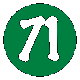 Green Number 71