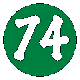 Green Number 74