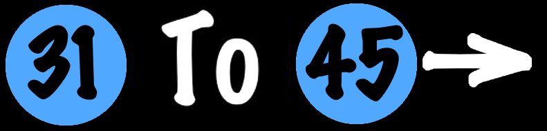 To Prize Bingo Numbers 31 To 45