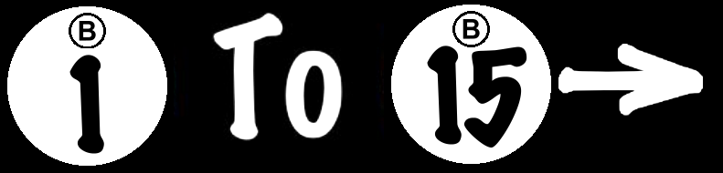 To Cash Bingo Numbers 01 To 15