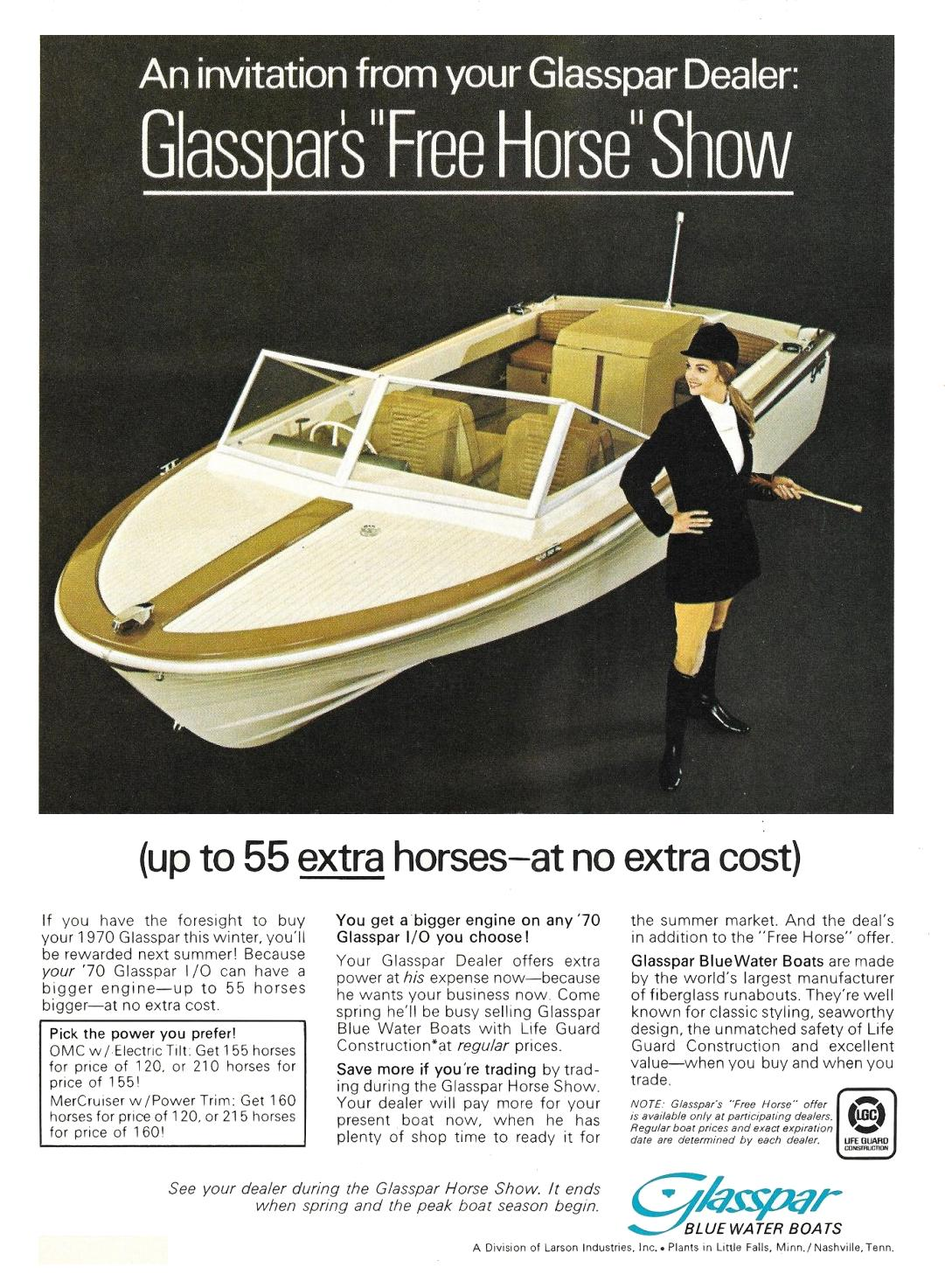 Glasspar's Blue Water Boats