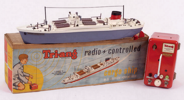 Triang Radio Controlled MS British Adventurer Cargo Ship